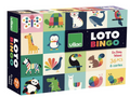 Loto bingo en bois - Animaux arc en ciel