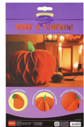 Citrouille d'Halloween pliable en papier
