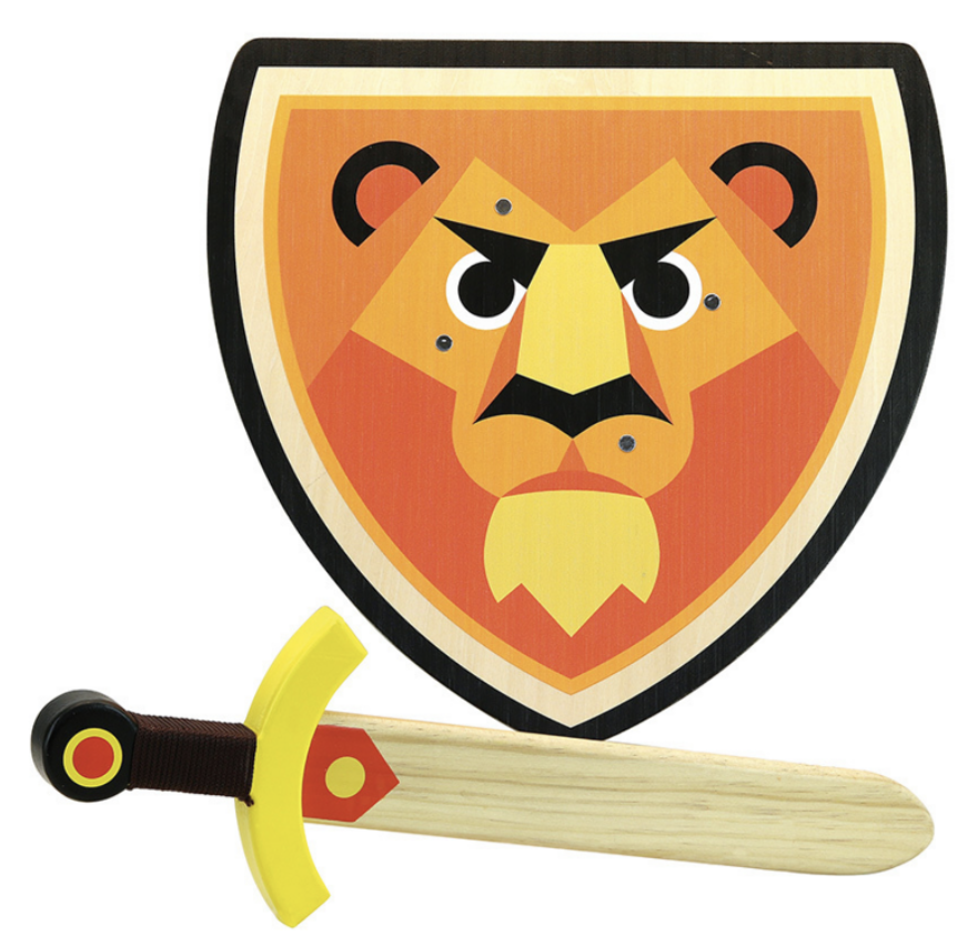 Set bouclier et épée - Lion