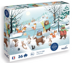 Puzzle - Sous la neige - 36 pièces