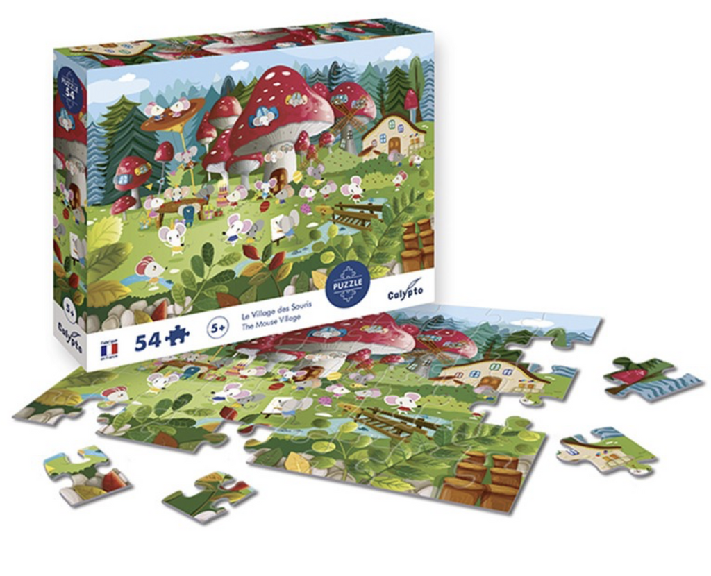 Puzzle - Le Village des Souris - 54 pièces