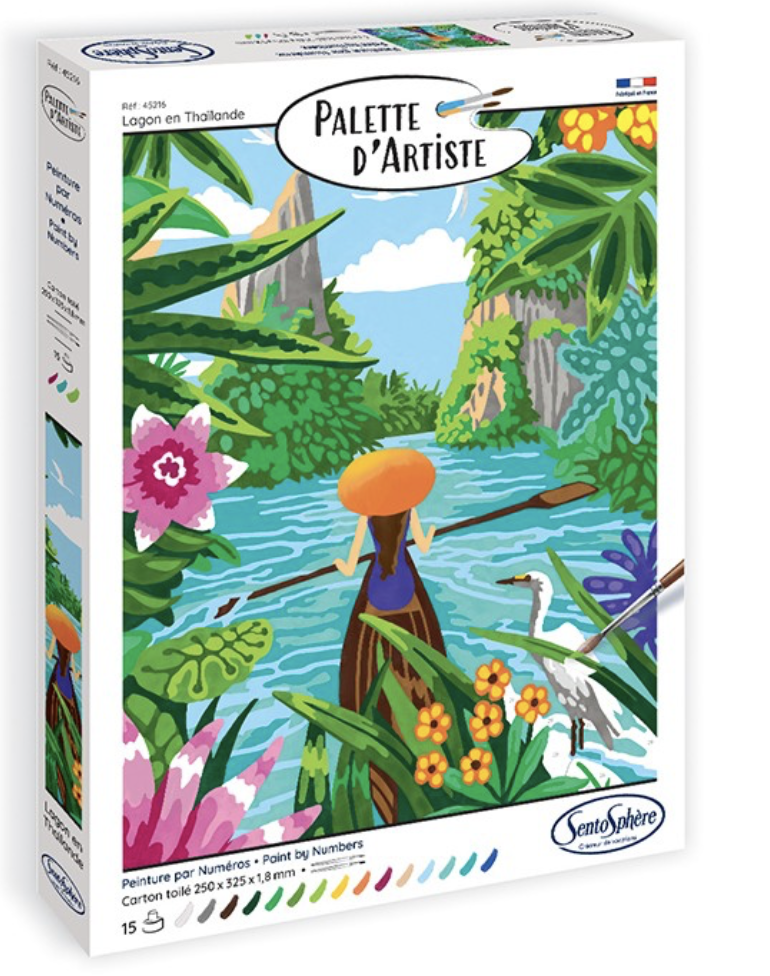 Palette d'Artiste - Lagon en Thaïlande