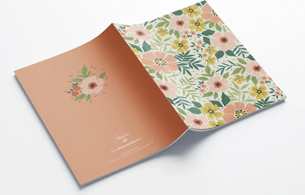 Carnet de note A5 - Floraison