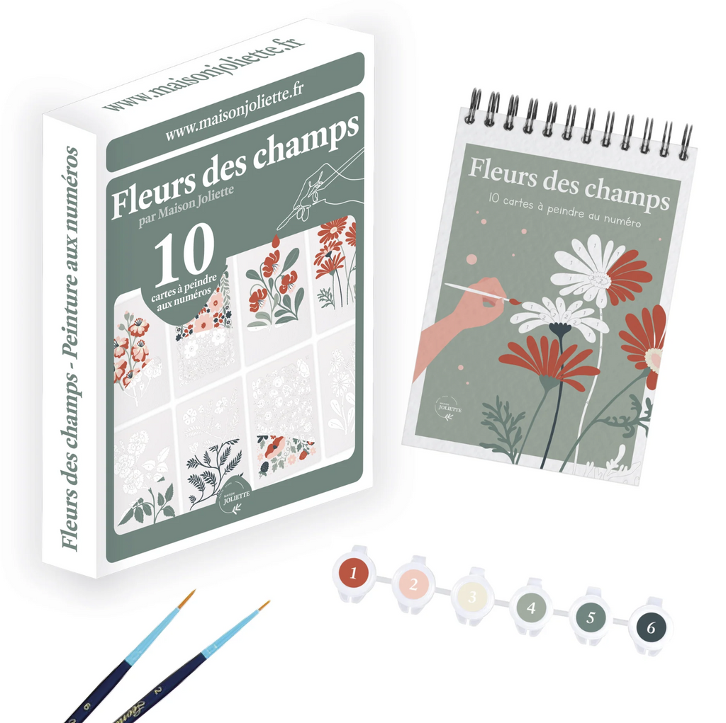 Peinture aux numéros - Fleurs des champs