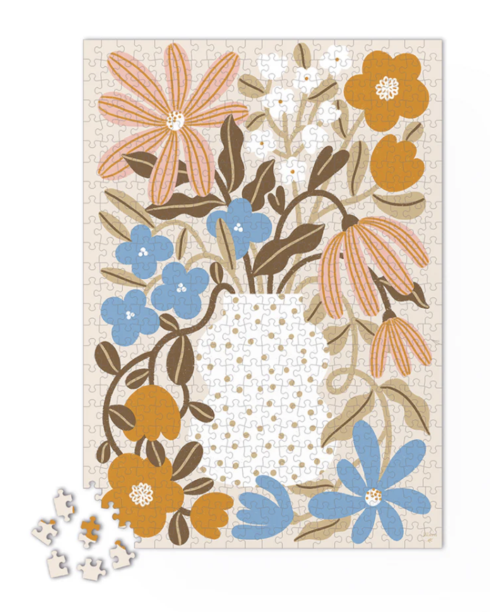 Puzzle - Myosotis & Capucine 500 pièces
