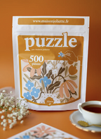 Puzzle - Myosotis & Capucine 500 pièces
