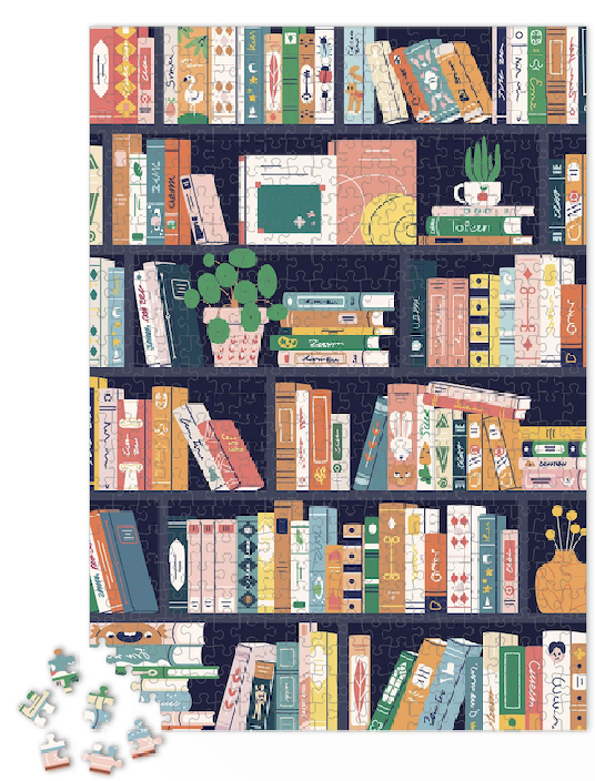 Puzzle - Book lovers 1000 pièces