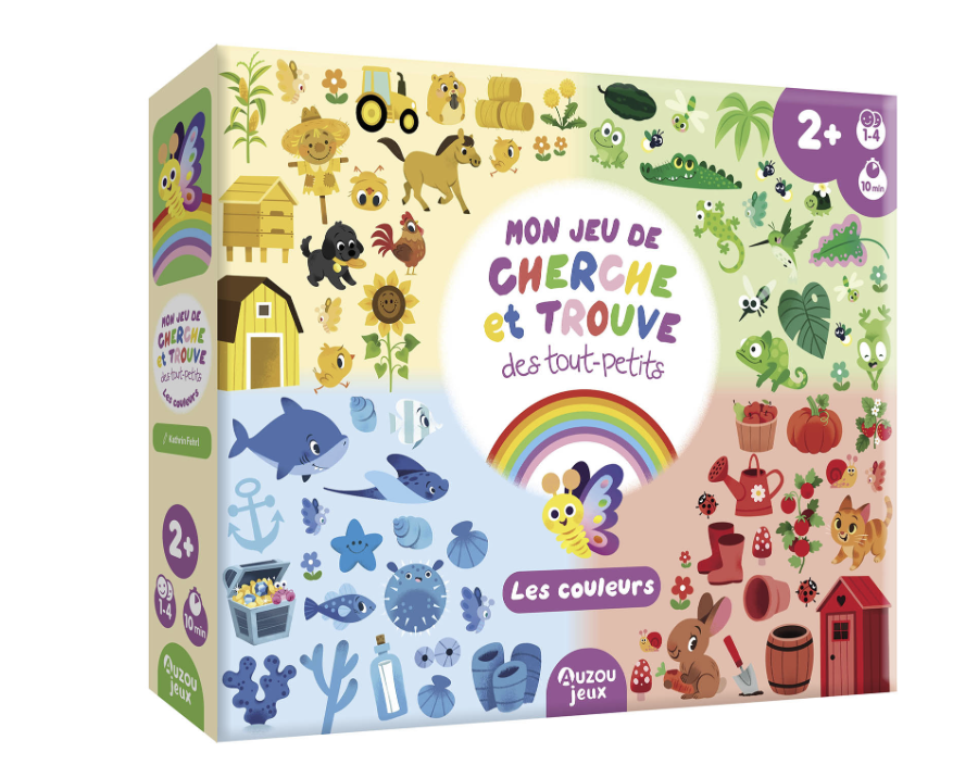 Mon jeu cherche et trouve des tout-petits - Les couleurs