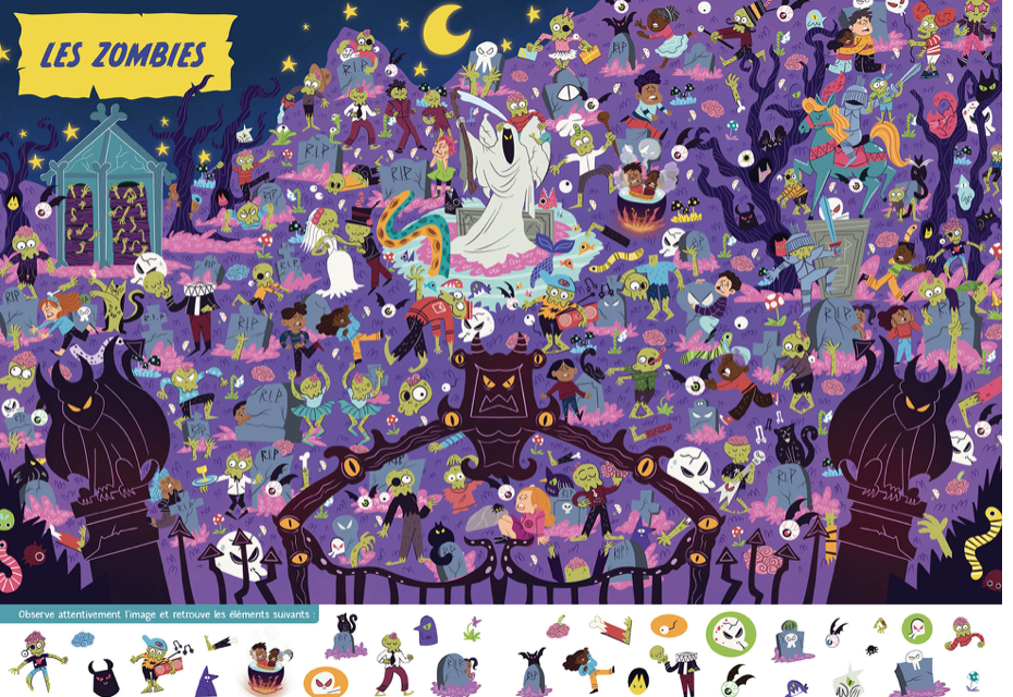 Cherche et trouve - Qui fait peur