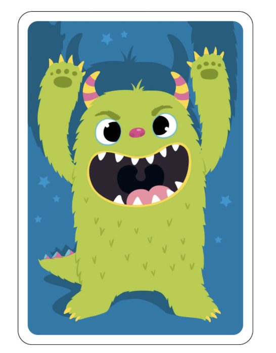 Jeu de cartes - Gare au monstre !