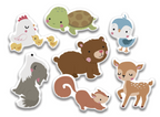 Mon petit coffret aimanté -  Les bébés animaux