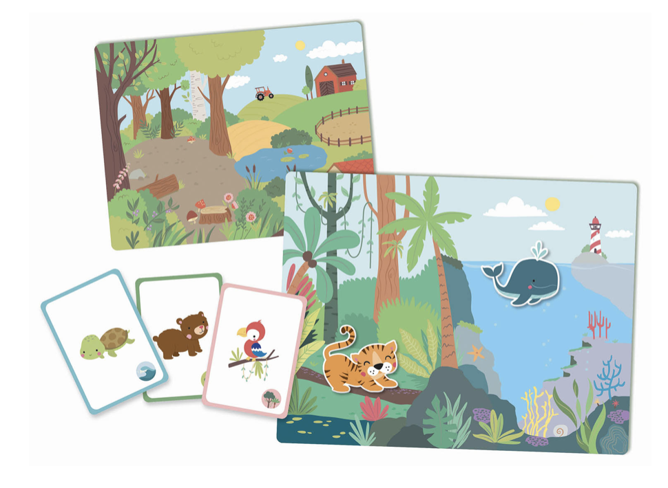 Mon petit coffret aimanté -  Les bébés animaux