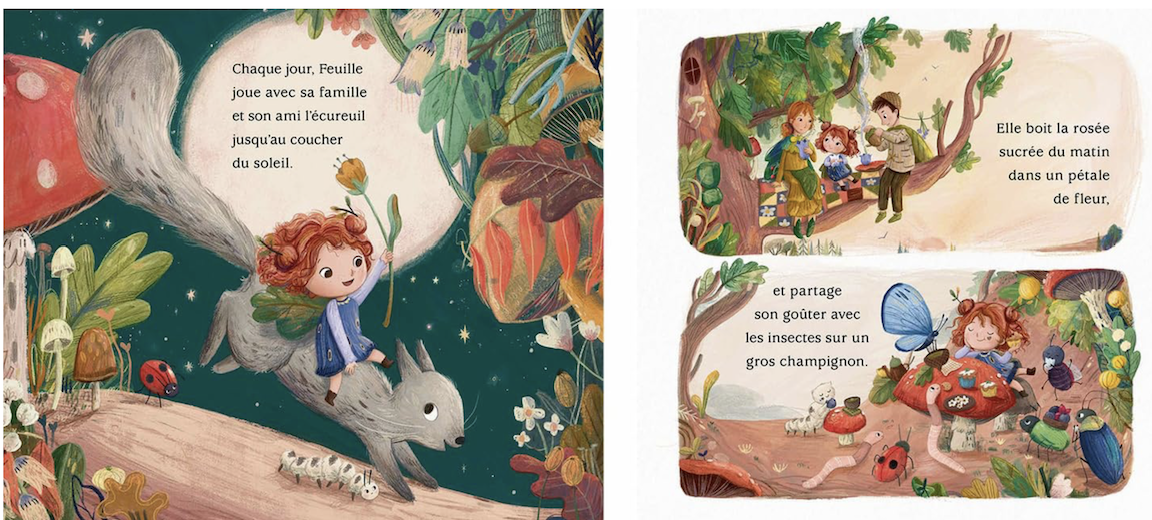 Livre - Feuille la petite fée des forêts
