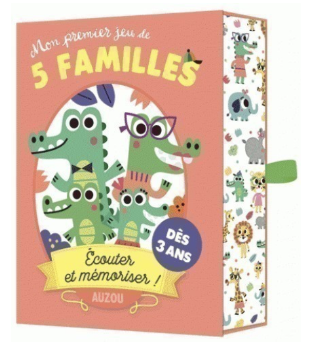 Jeu de cartes - Jeu de 5 familles des animaux