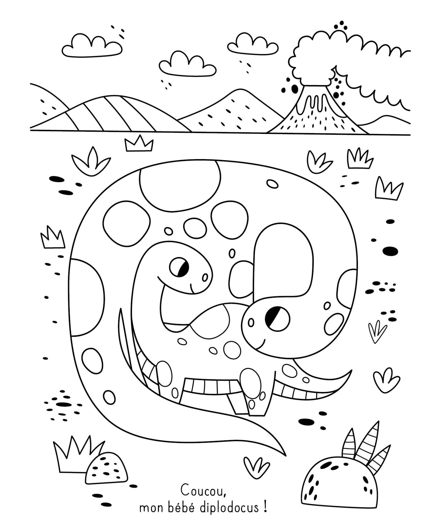 Mes planches d'artiste à colorier - Super colos dinosaures