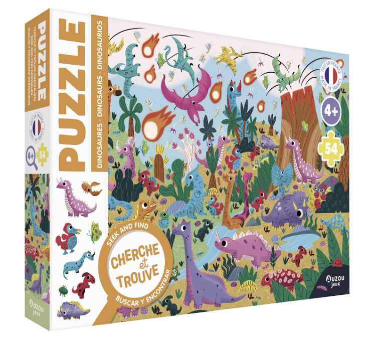 Puzzle - Cherche et trouve - Dinosaures