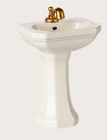 Lavabo de salle de bain, Souris - Blanc
