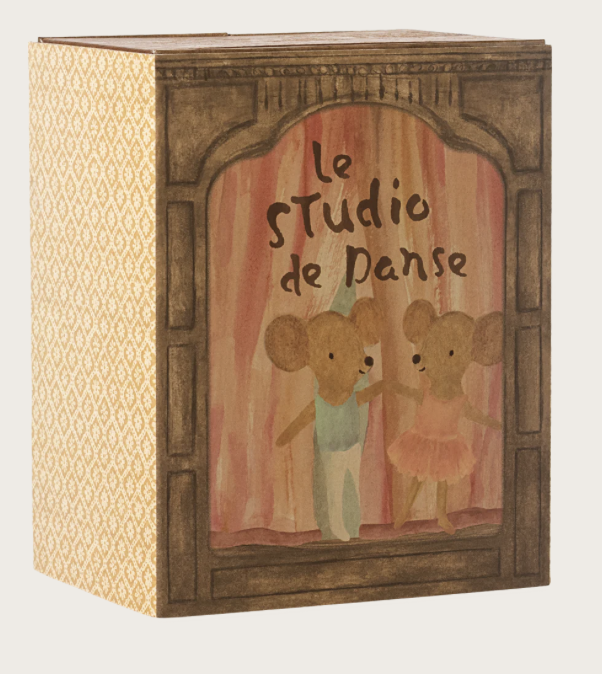 Studio de danse avec petite soeur et petit frère, Souris