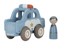 Voiture de police en bois