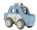 Voiture de police en bois