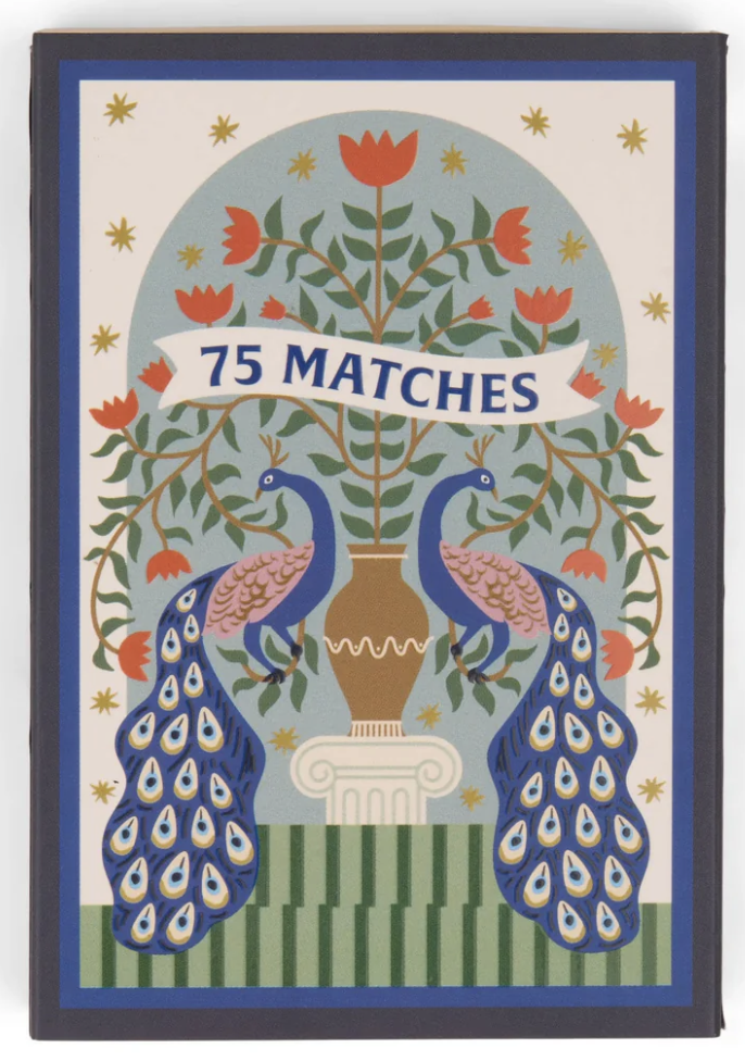 Boîte de 75 allumettes - Paon
