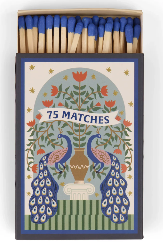 Boîte de 75 allumettes - Paon