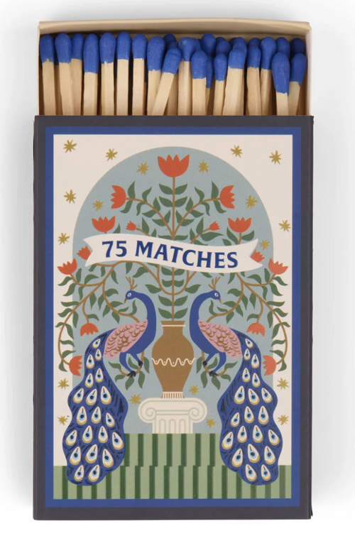 Boîte de 75 allumettes - Paon