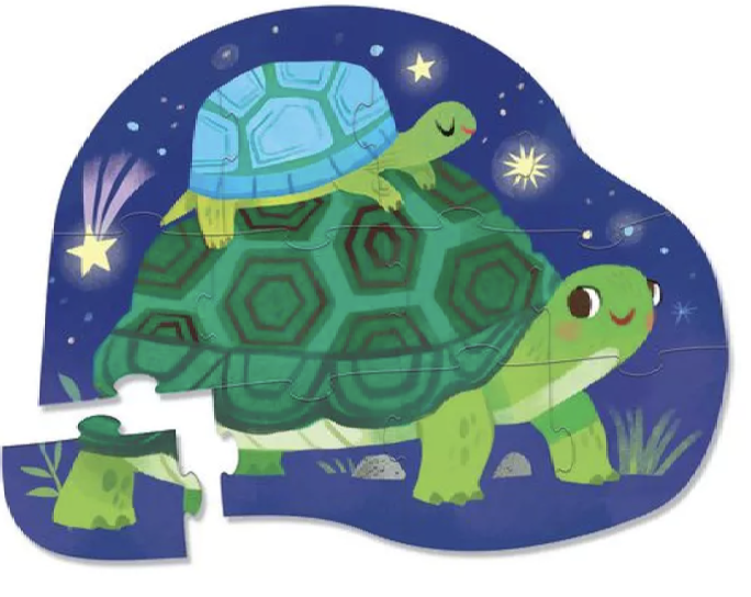 Puzzle - Tortues 12 pièces