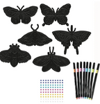 Artissimo - Feutres métallisés - Papillons flamboyants