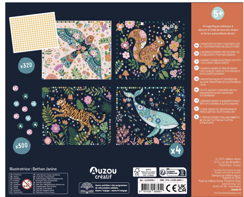 Mon coffret d'artiste - Mes tableaux en strass