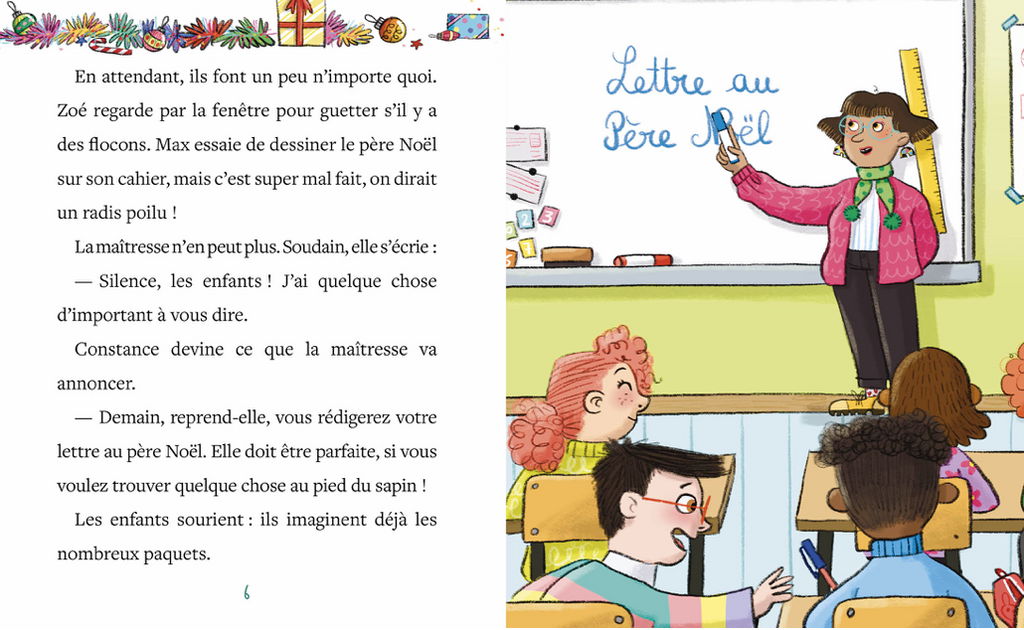 Mon premier roman de l'Avent - Le Père Noël à l'école