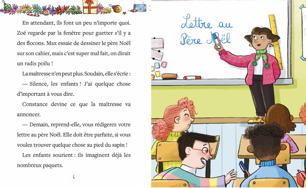 Mon premier roman de l'Avent - Le Père Noël à l'école