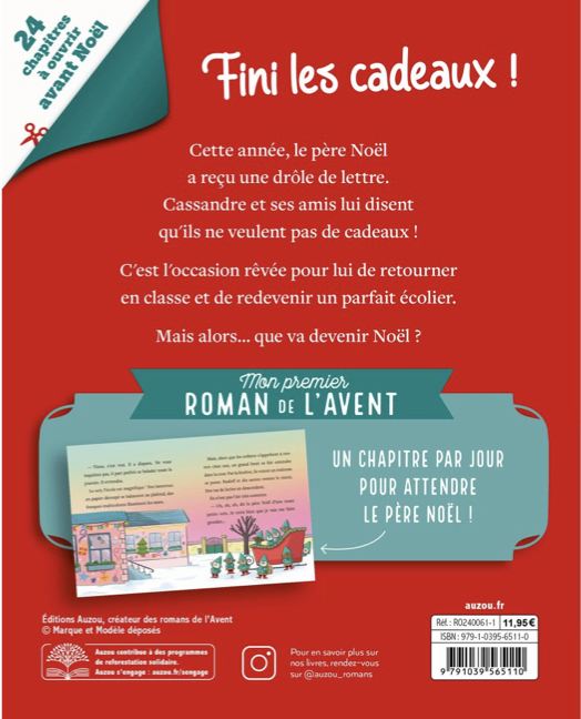 Mon premier roman de l'Avent - Le Père Noël à l'école
