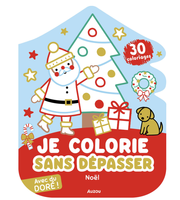 Je colorie sans dépasser - Noël