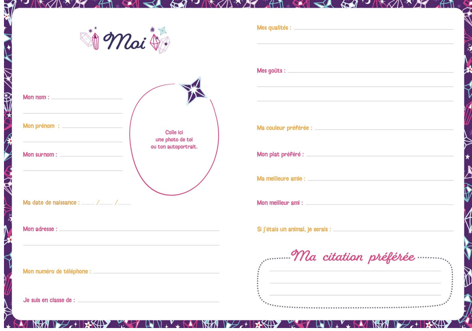 Mon carnet secret - Bijou scintillant