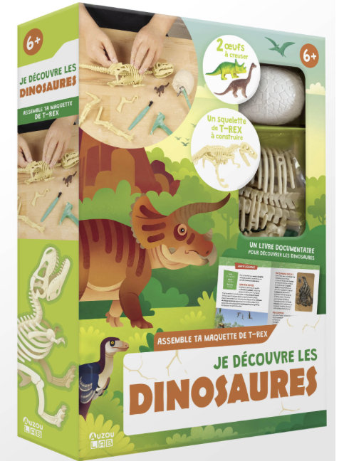 Auzou lab' - Je découvre les dinosaures