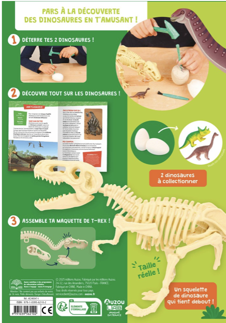 Auzou lab' - Je découvre les dinosaures