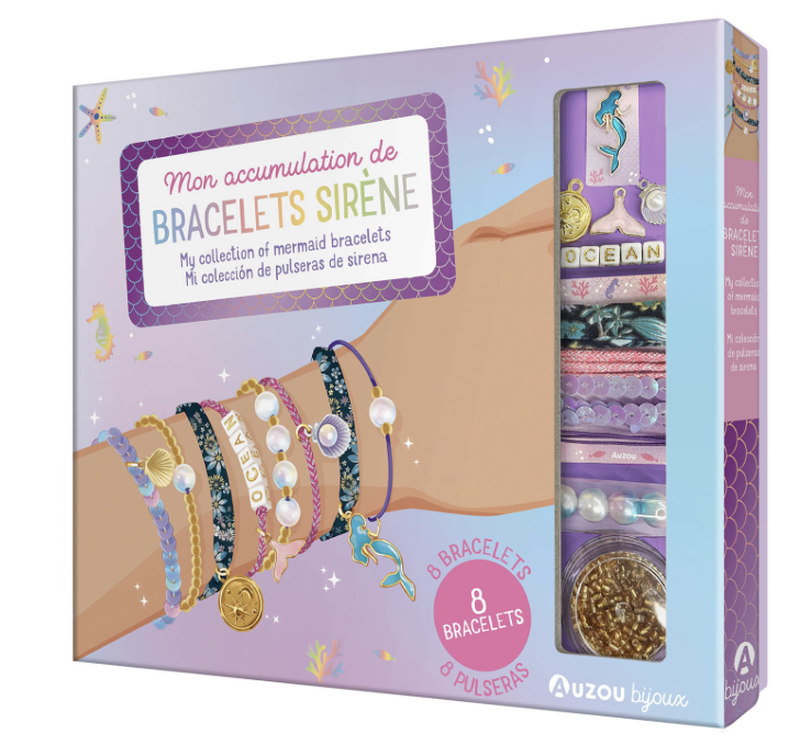 Mon accumulation de bracelets sirène