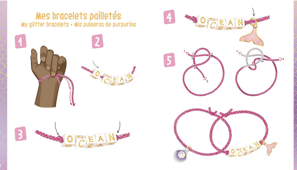 Mon accumulation de bracelets sirène