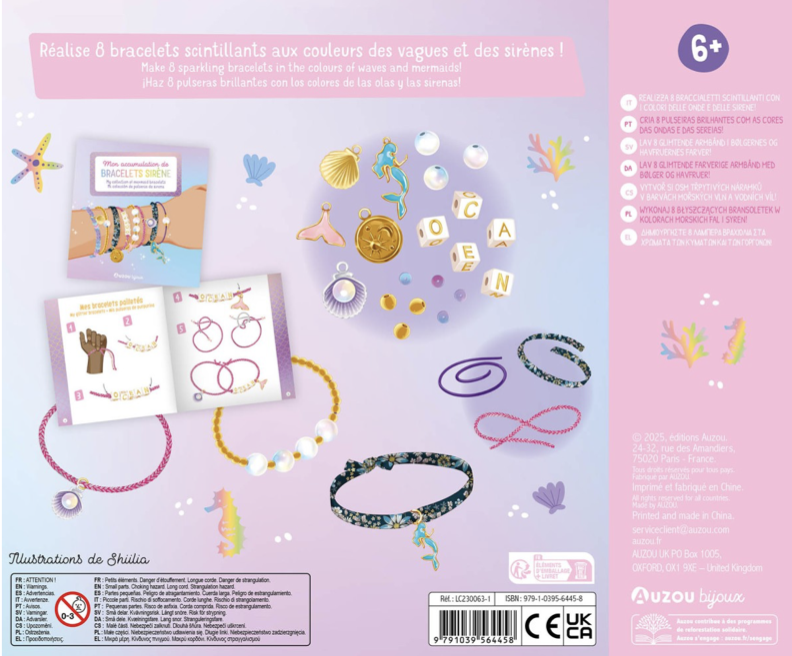 Mon accumulation de bracelets sirène