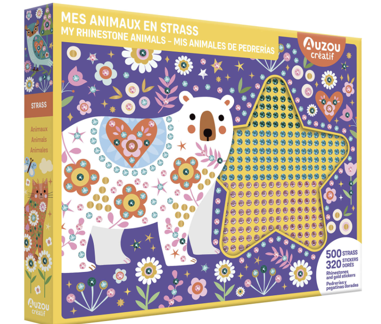 Mon coffret d'artiste - Mes animaux en strass