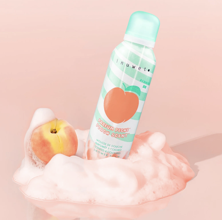 Mousse de douche - Pêche