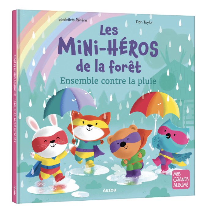 Livre - Les mini-héros de la forêt ensemble contre la pluie