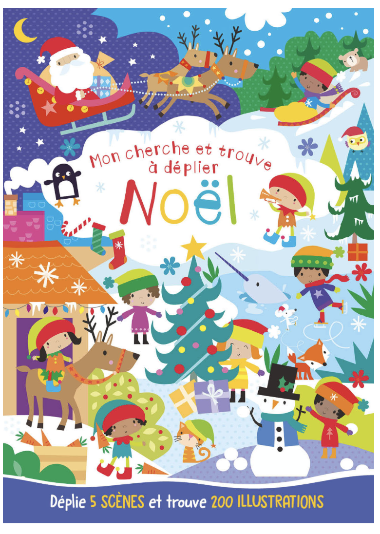 Mon cherche et trouve à déplier - Noël