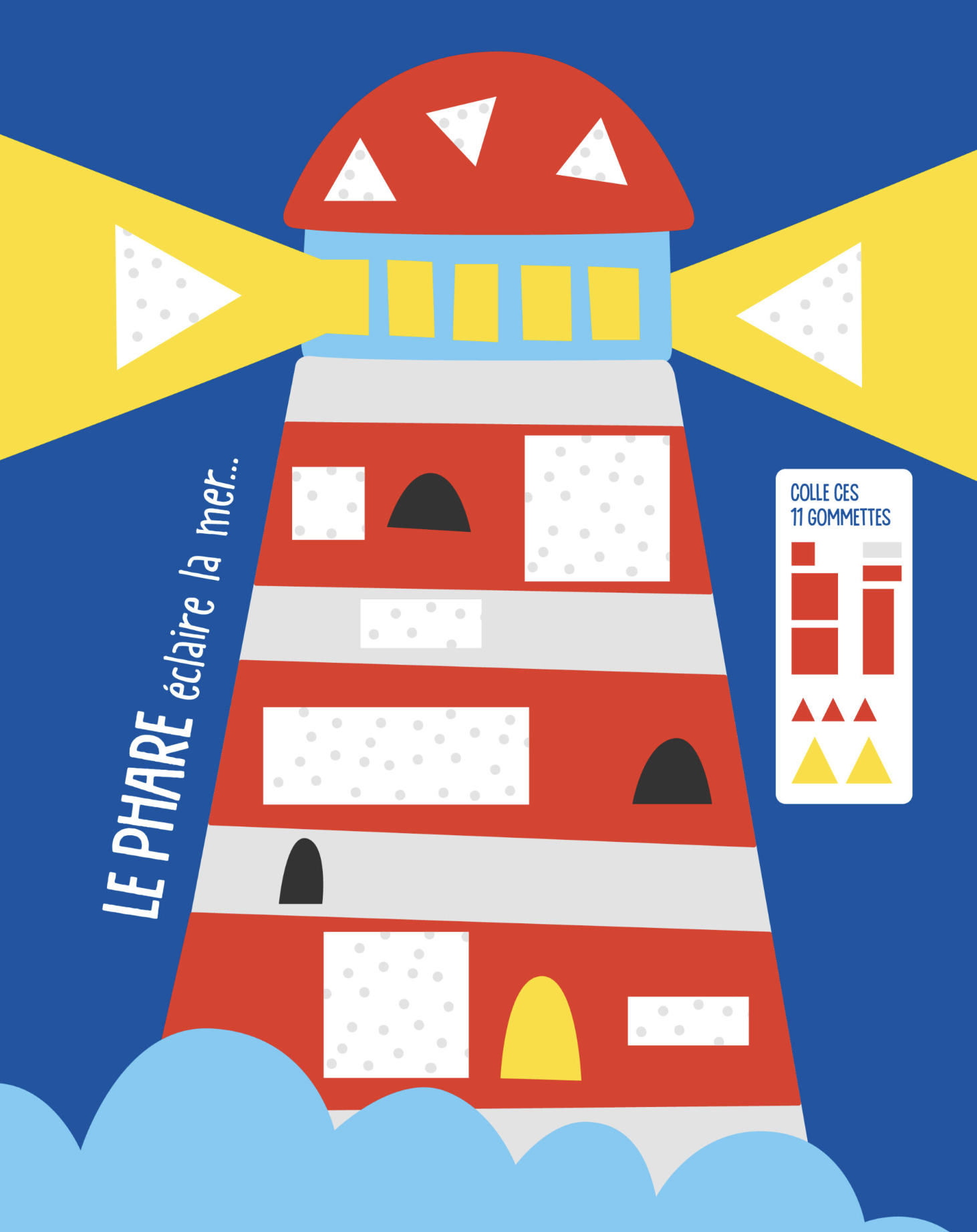 Mon cahier de gommettes - Les vacances