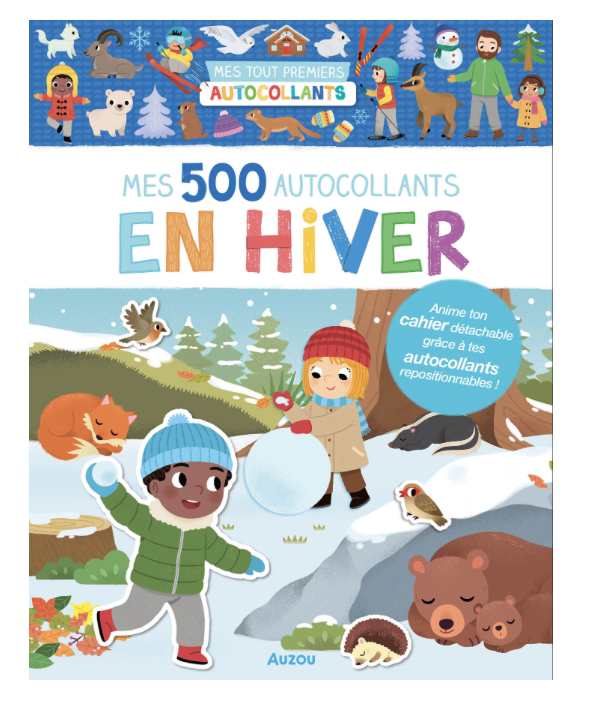 Mes 500 autocollants créatifs - En hiver