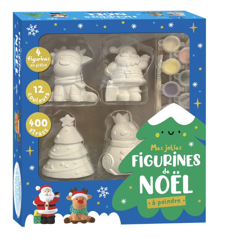 Mes jolies figurines de Noël à peindre