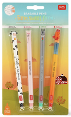 Stylo effaçable - Set de 4 stylos - Ferme