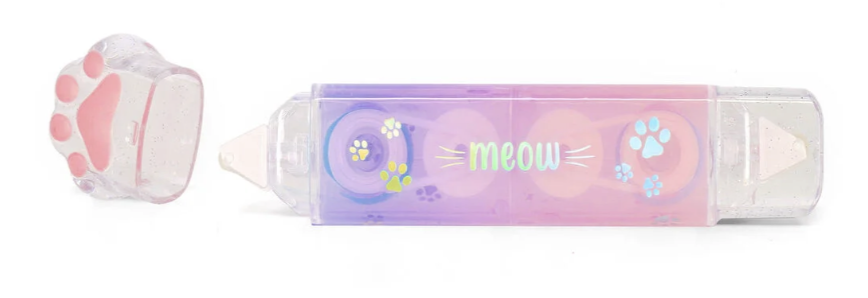 Correcteur et roller de colle - Meow