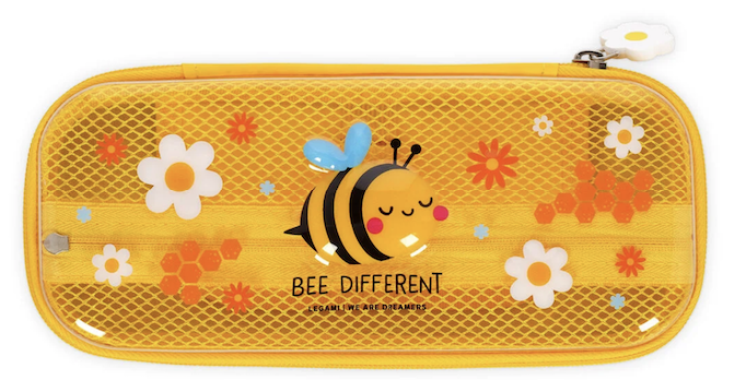 Trousse transparente rigide - Abeille